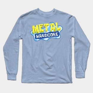 Metal Hardcore Spongebob Long Sleeve T-Shirt